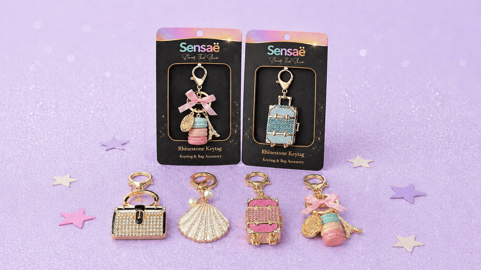 Rhinestone Keyrings