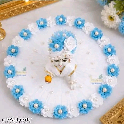 Ladoo Gopal White Dress With Pagadi 
